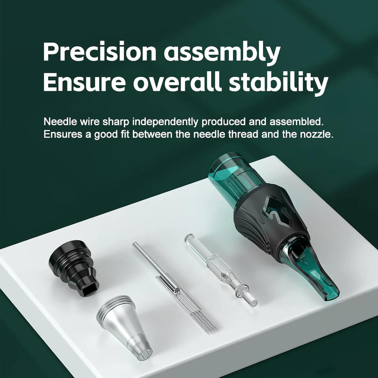 Agujas de Tatuaje GBK 20Pcs Cartucho Mixto con Membrana