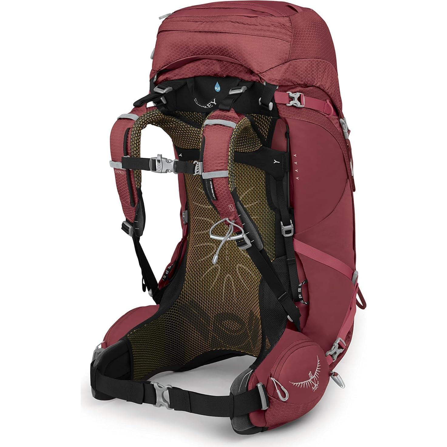 Mochila de Senderismo Osprey Aura AG 50L Mujeres Rojo