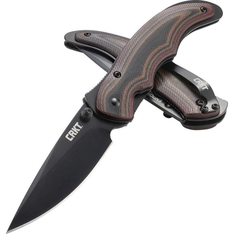 Cuchillo Plegable CRKT Endorser Negro 3.18" Asistido