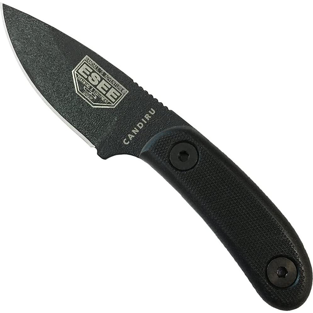 Cuchillo ESEE Candiru 13 cm Acero al Carbono Negro
