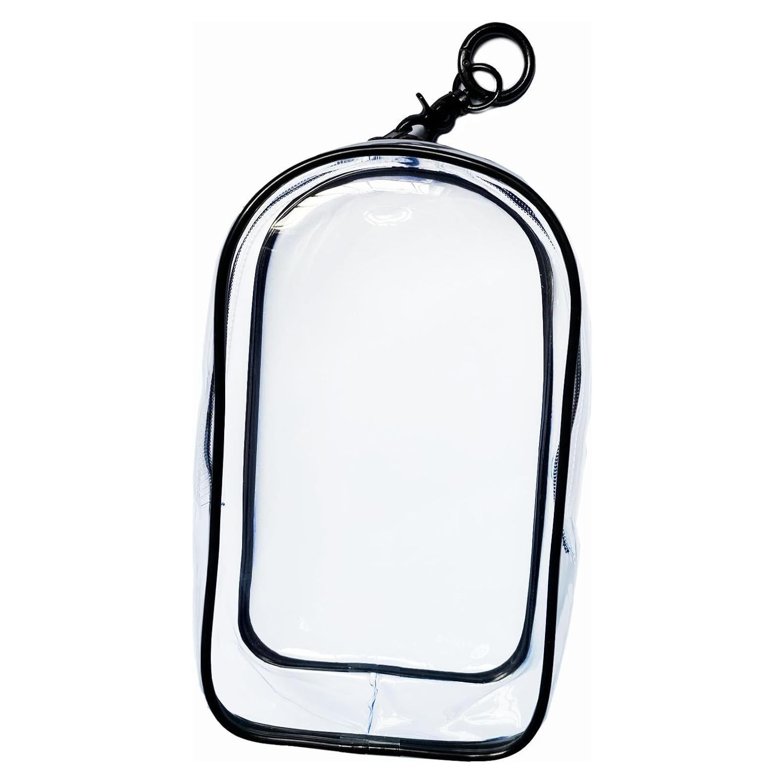 Bolsa de exhibición clara con llavero para muñecas hasta 10.5 cm