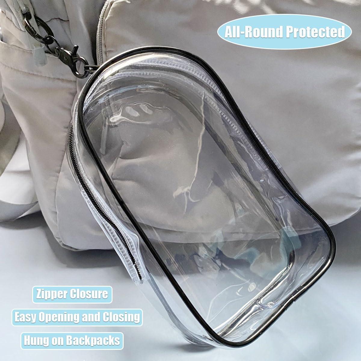 Bolsa de exhibición clara con llavero para muñecas hasta 10.5 cm