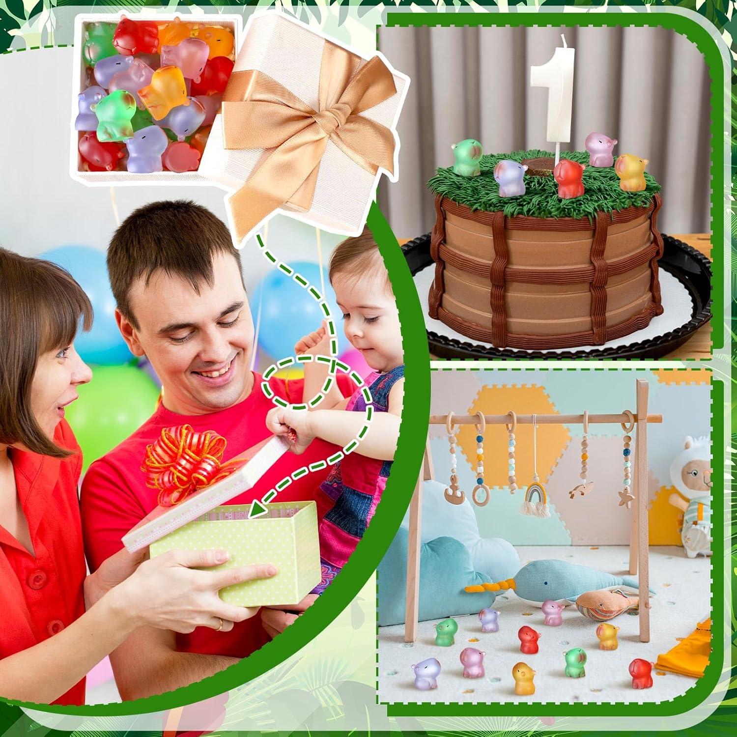 50 Figuras de Capibara Luminiscentes Simgoing 2.3 cm Multicolor