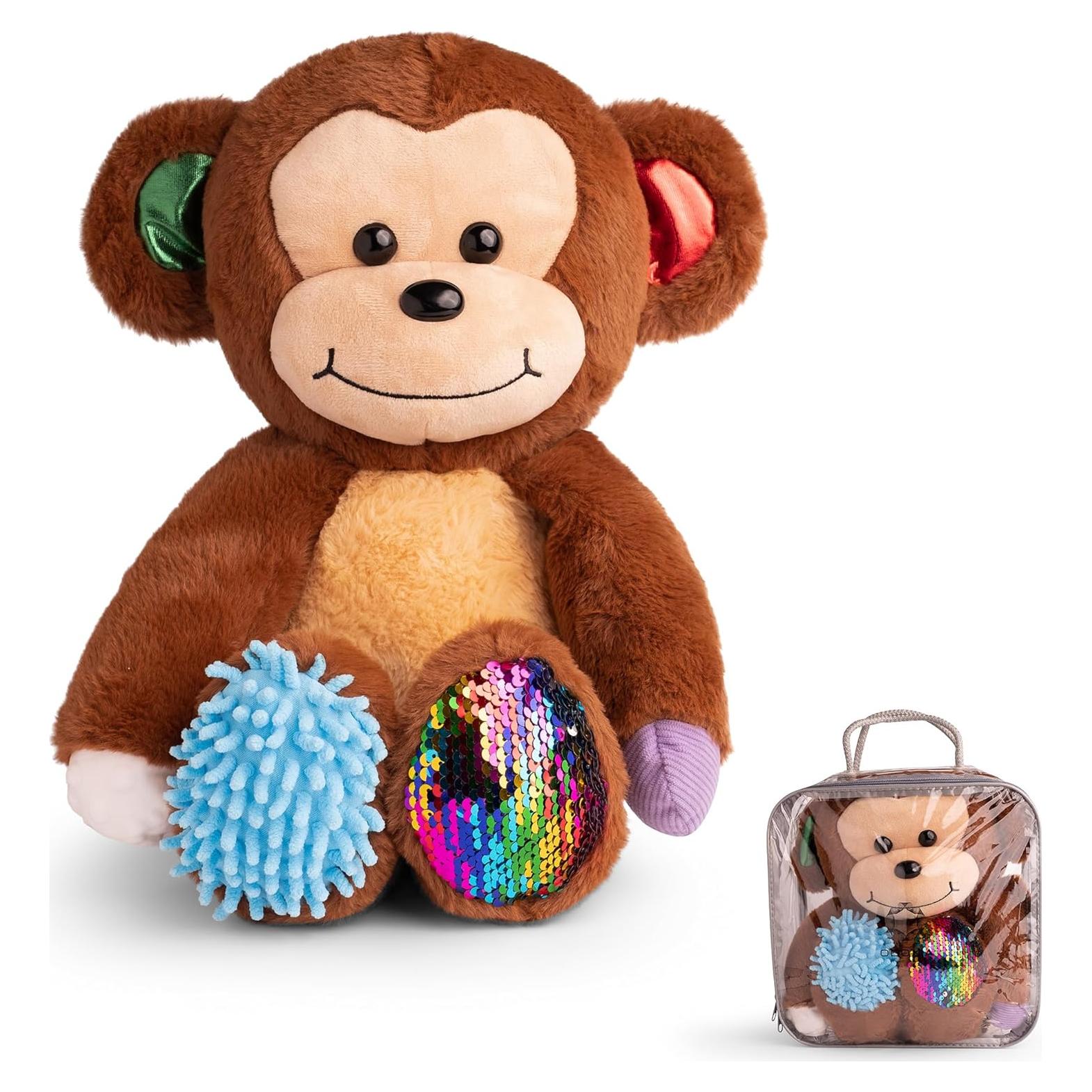 Peluche Sensorial Mono Grande Odoxia 35x25x10cm Antiestrés