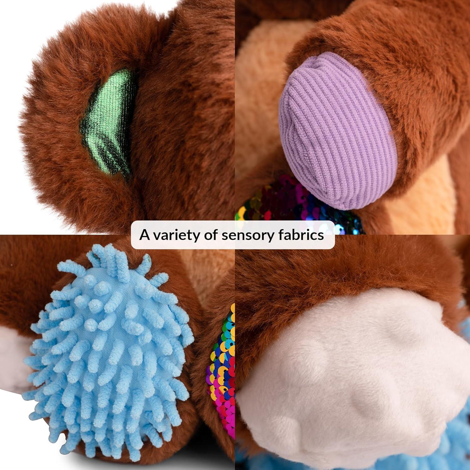 Peluche Sensorial Mono Grande Odoxia 35x25x10cm Antiestrés