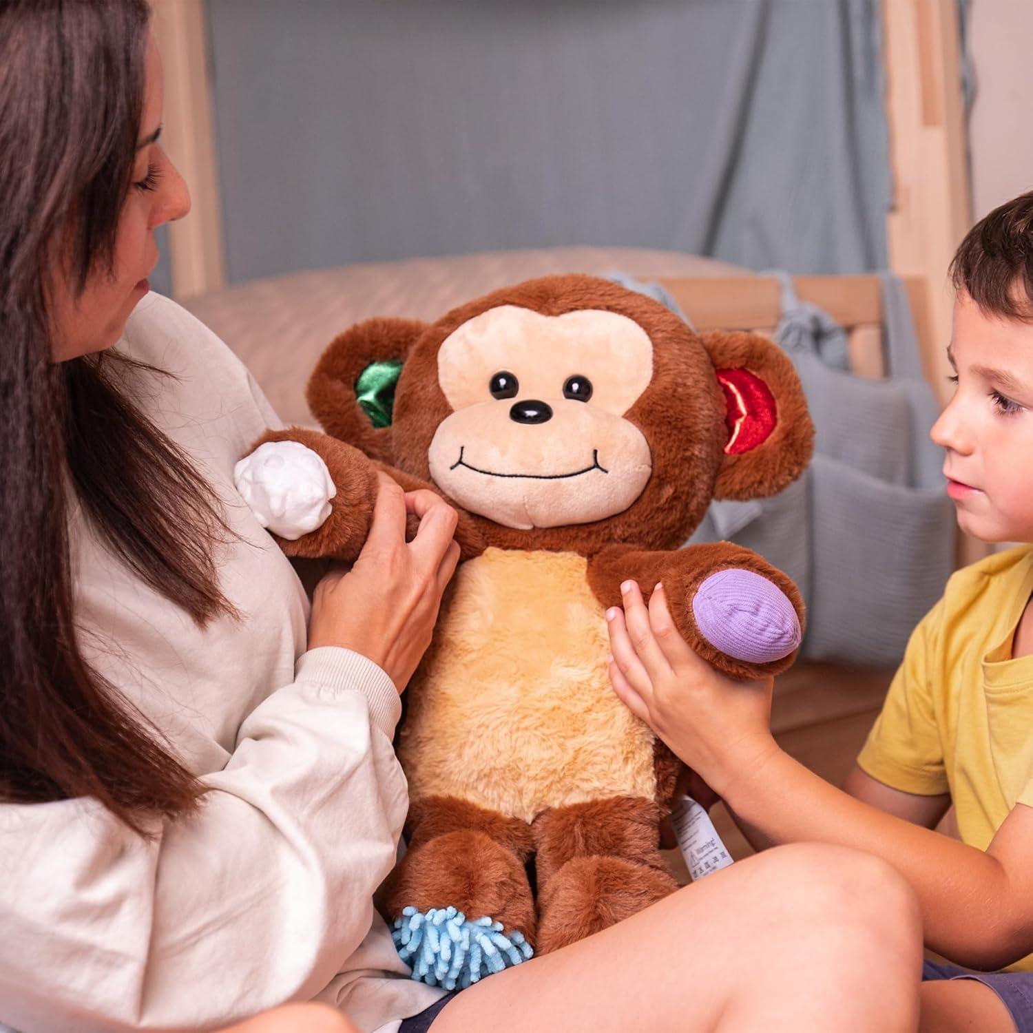 Peluche Sensorial Mono Grande Odoxia 35x25x10cm Antiestrés