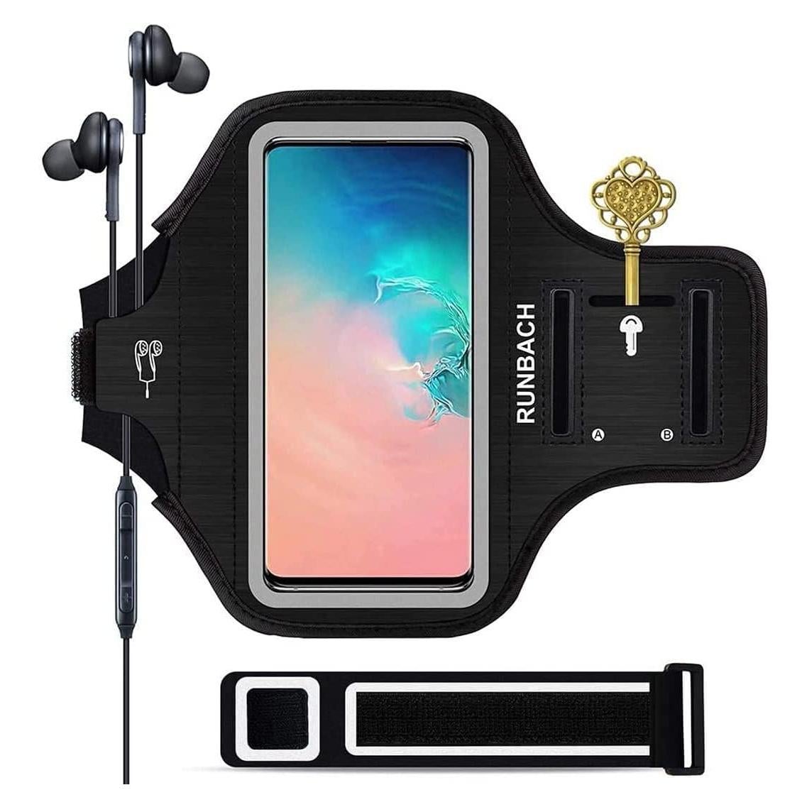 Brazalete RUNBACH para Samsung Galaxy hasta 15.7 cm Negro