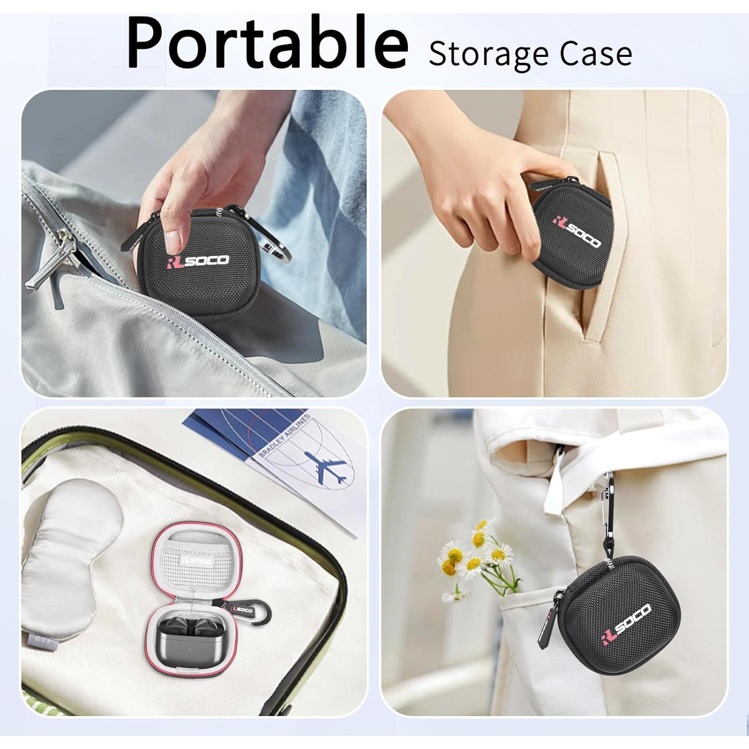 Funda Dura RLSOCO para Samsung Galaxy Buds 3 Pro - Negra