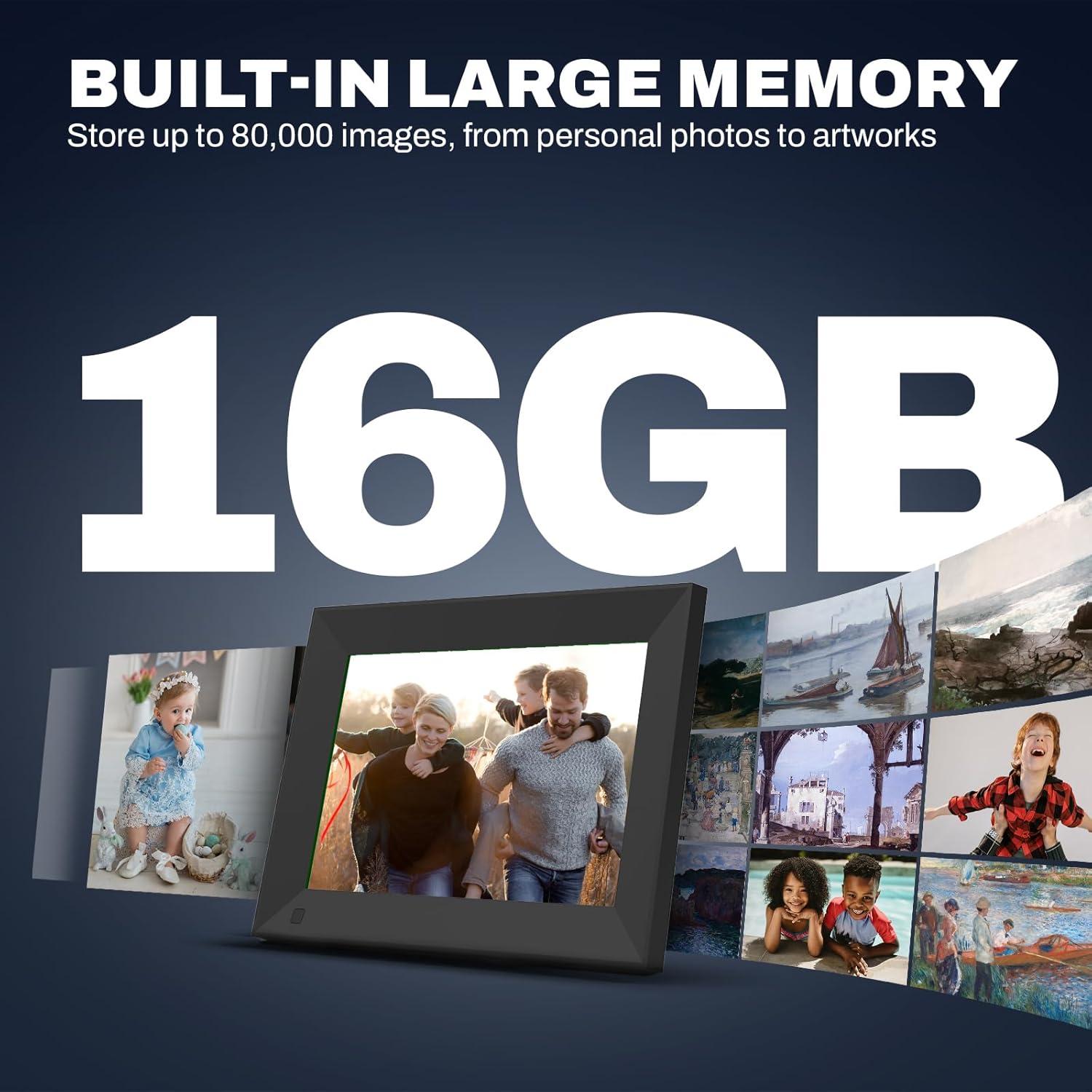 Marco Digital Inteligente Arktronic 8" WiFi Pantalla Táctil HD