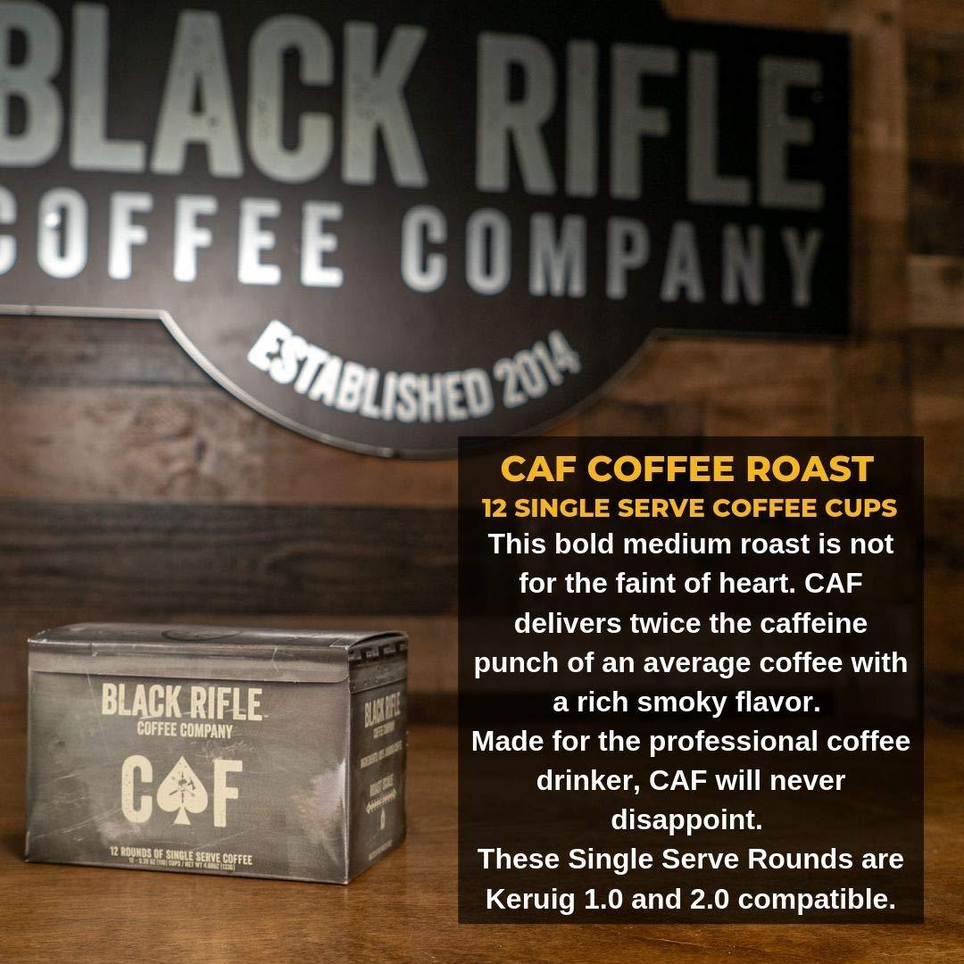 Cápsulas de Café Black Rifle Coffee Company CAF Tostado Medio 12 Unidades