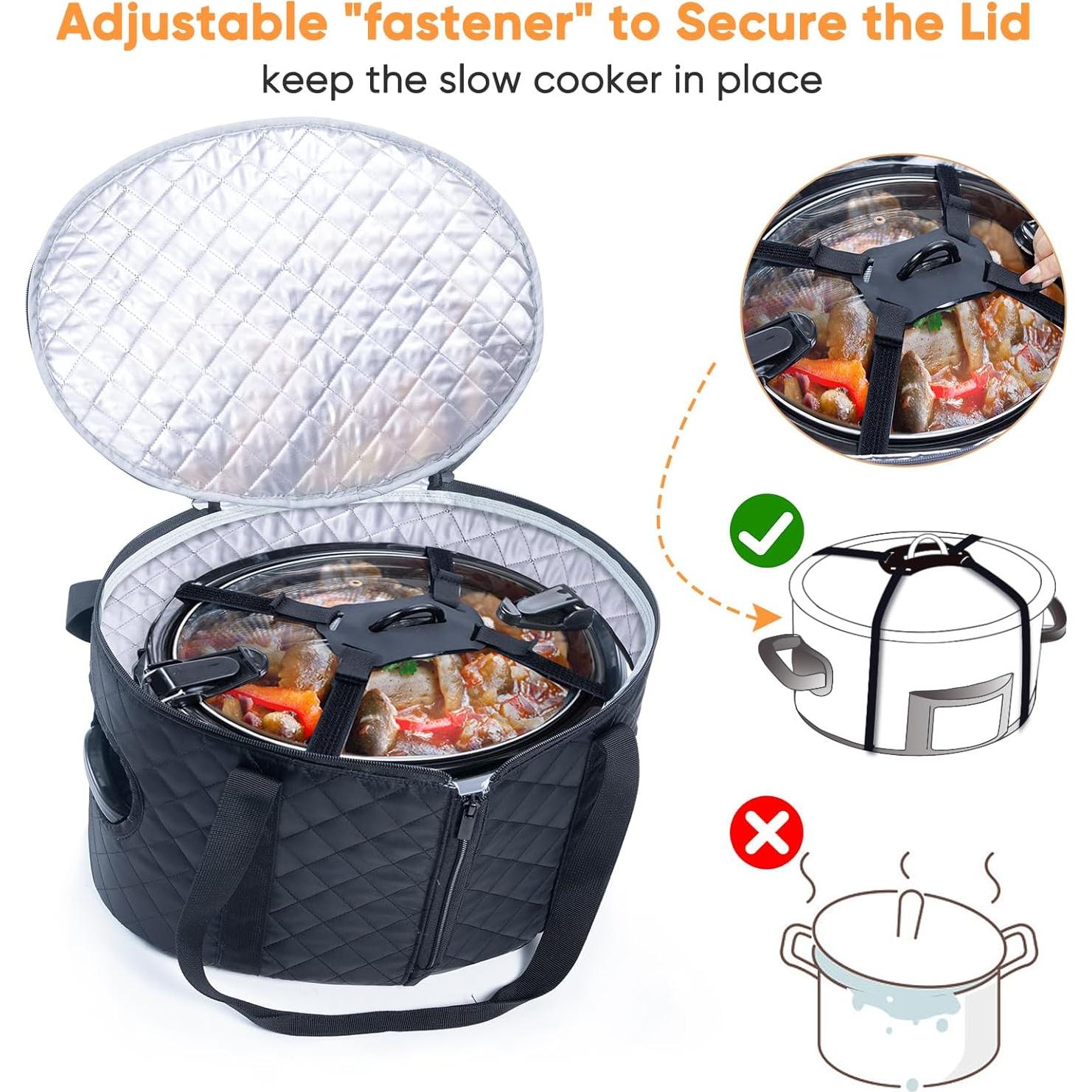Bolsa de Transporte para Olla de Cocina Lenta BAGSPRITE 6-8 Qt