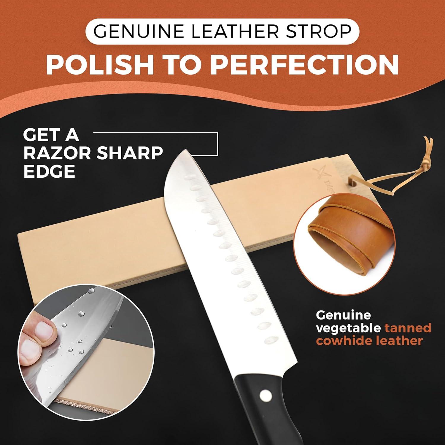 Afilador de cuchillos EdgeForge Kit Completo 5 Ángulos