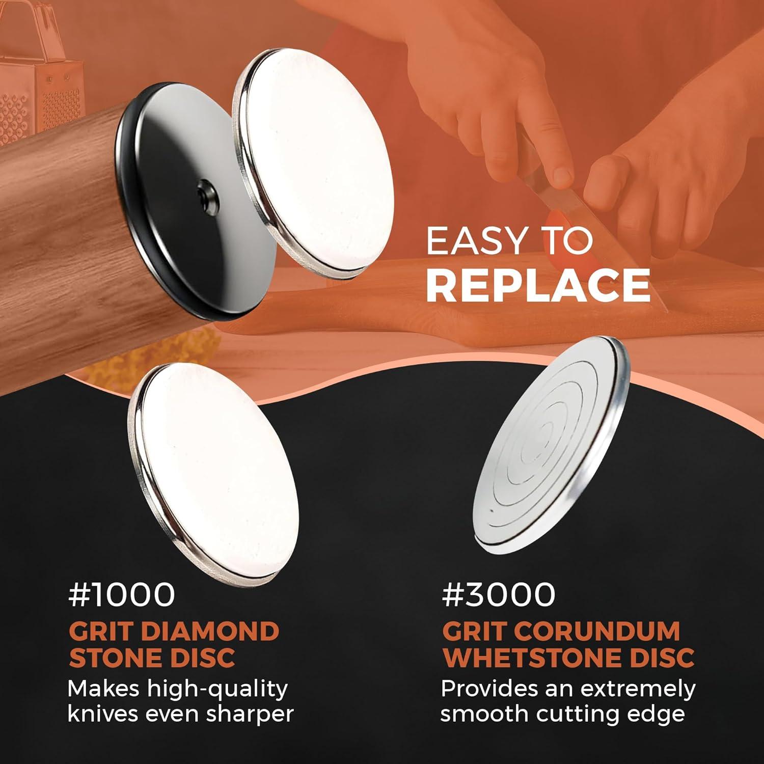 Afilador de cuchillos EdgeForge Kit Completo 5 Ángulos