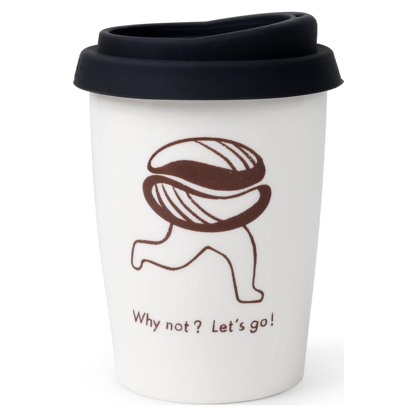 Taza de Viaje Cerámica ZEBERBO 250ml Doble Pared Aislada