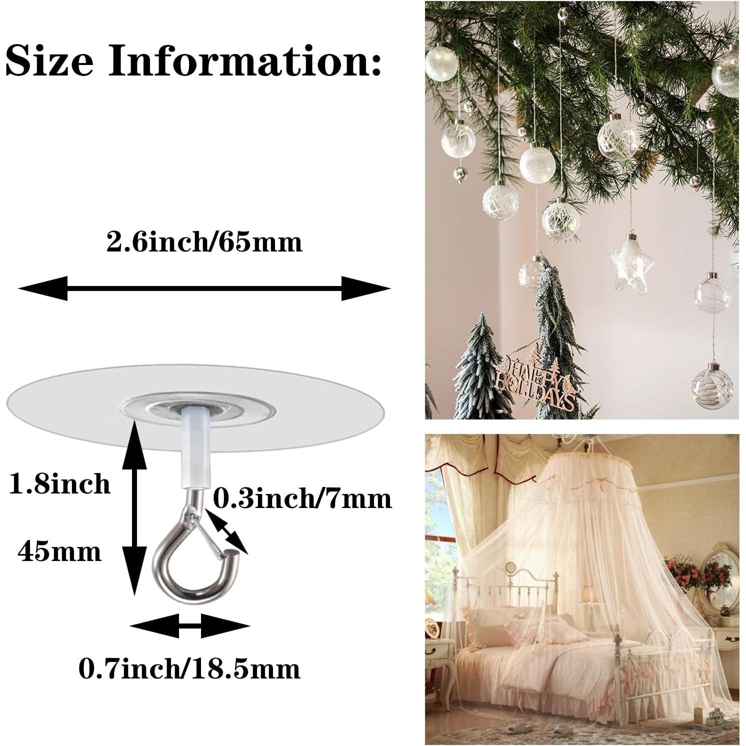 Ganchos Adhesivos de Techo Crhexpva Redondos 10 Unidades