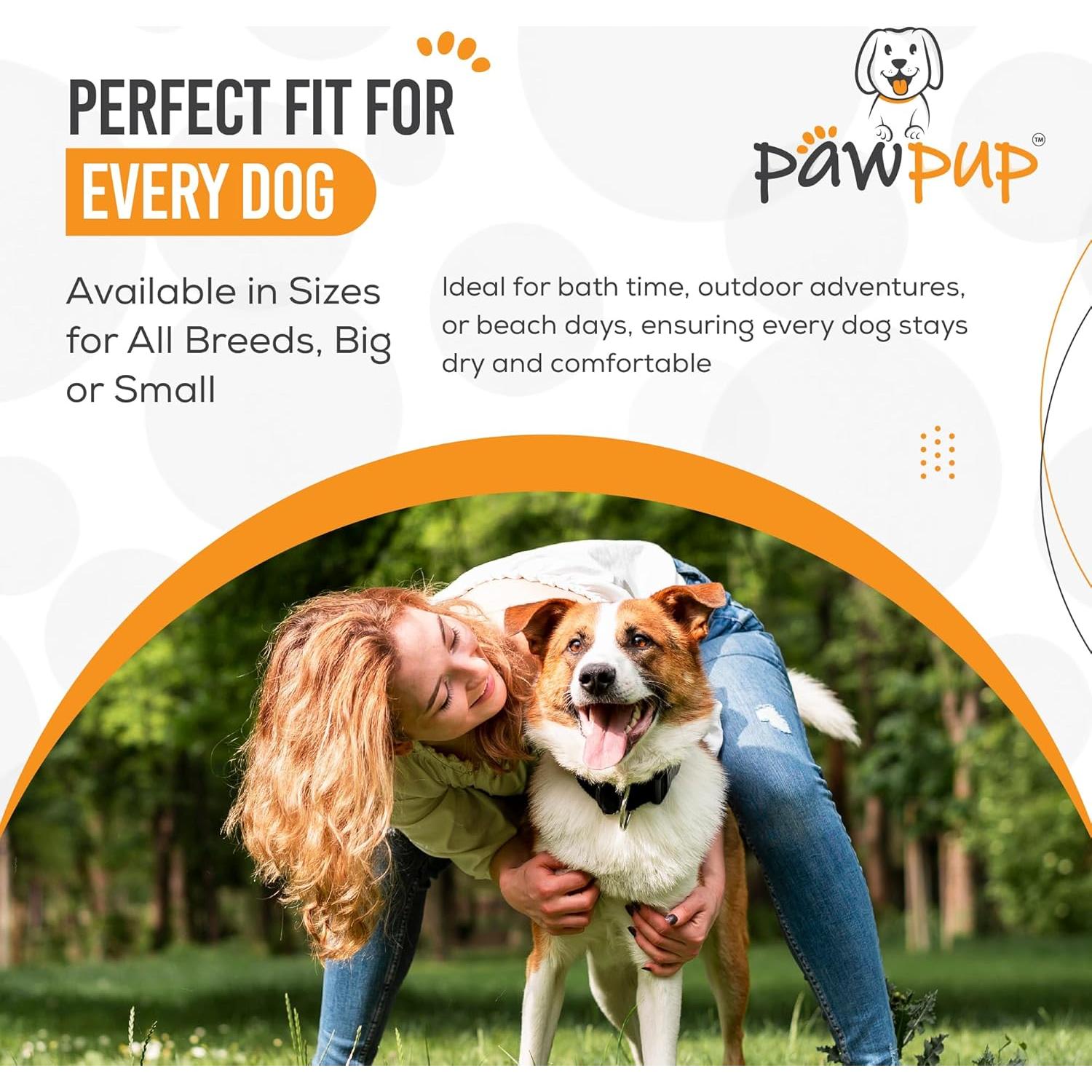 Toalla de Microfibra PAWPUP para Perros 139.7x71.1cm Marrón