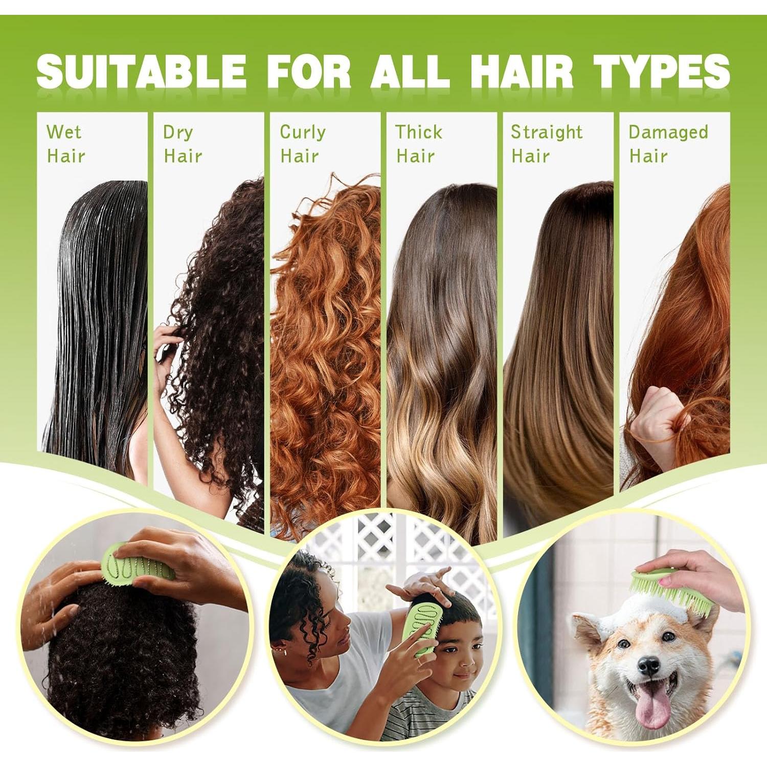 Masajeador de cuero cabelludo Daily Gard MZ020 Verde