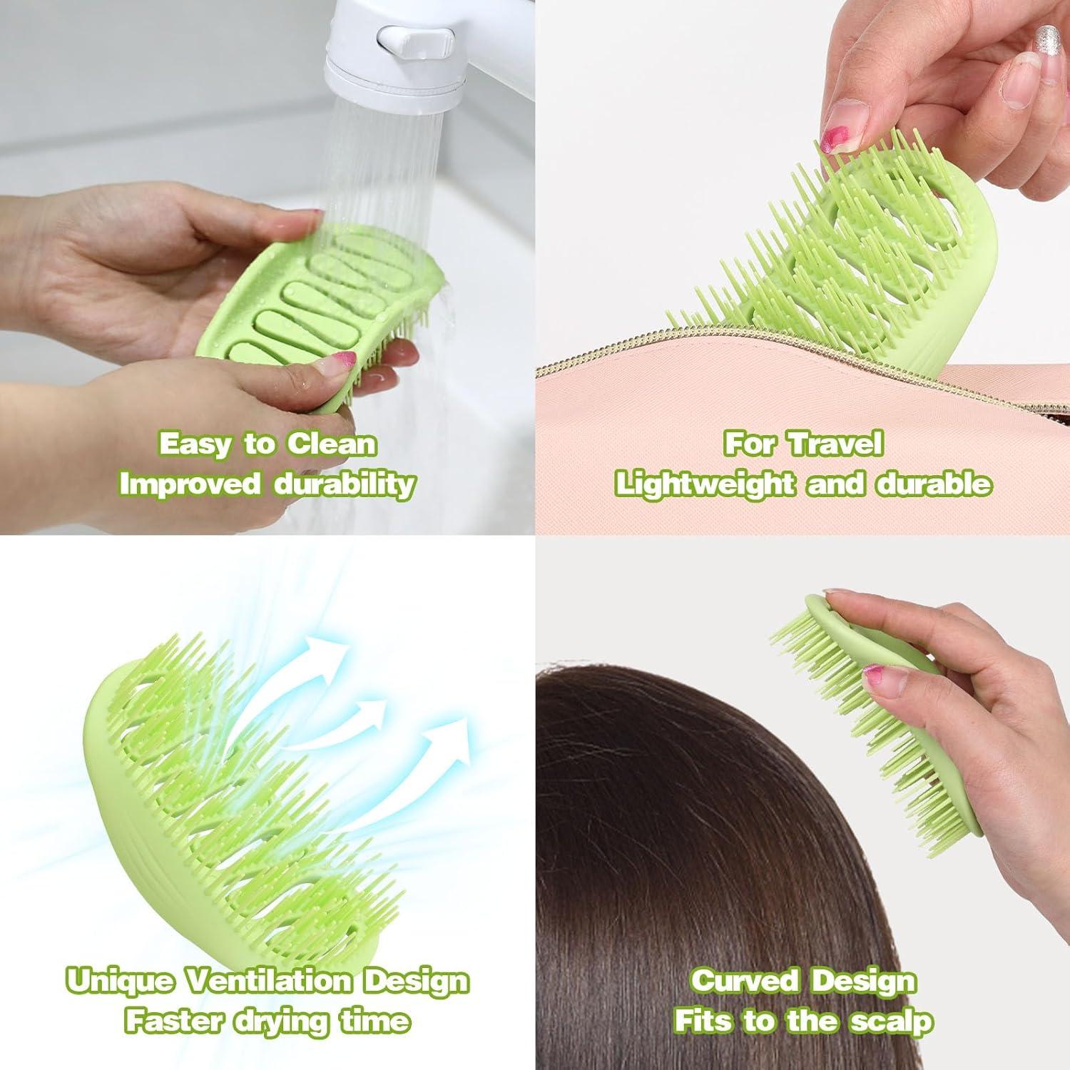 Masajeador de cuero cabelludo Daily Gard MZ020 Verde