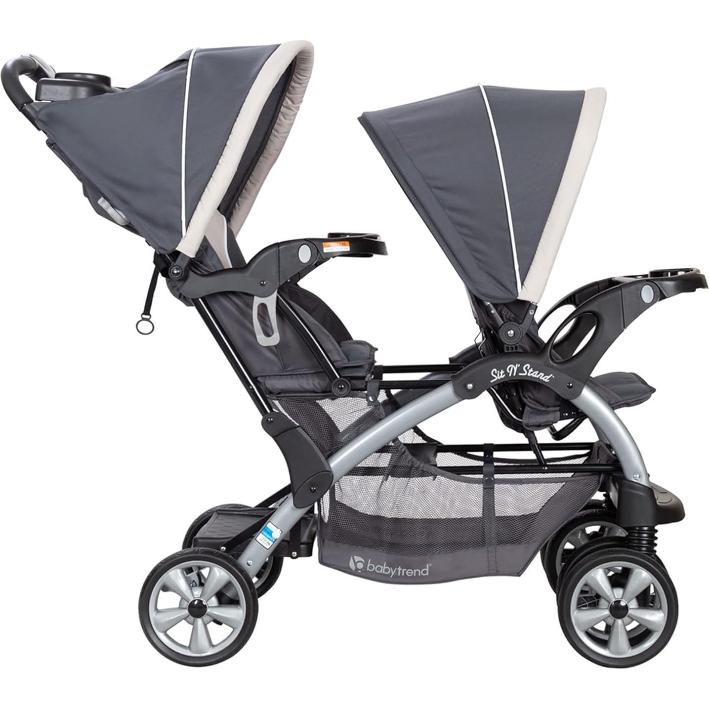 Carriola Doble Baby Trend Magnolia Plegable 2 Asientos 18.14kg