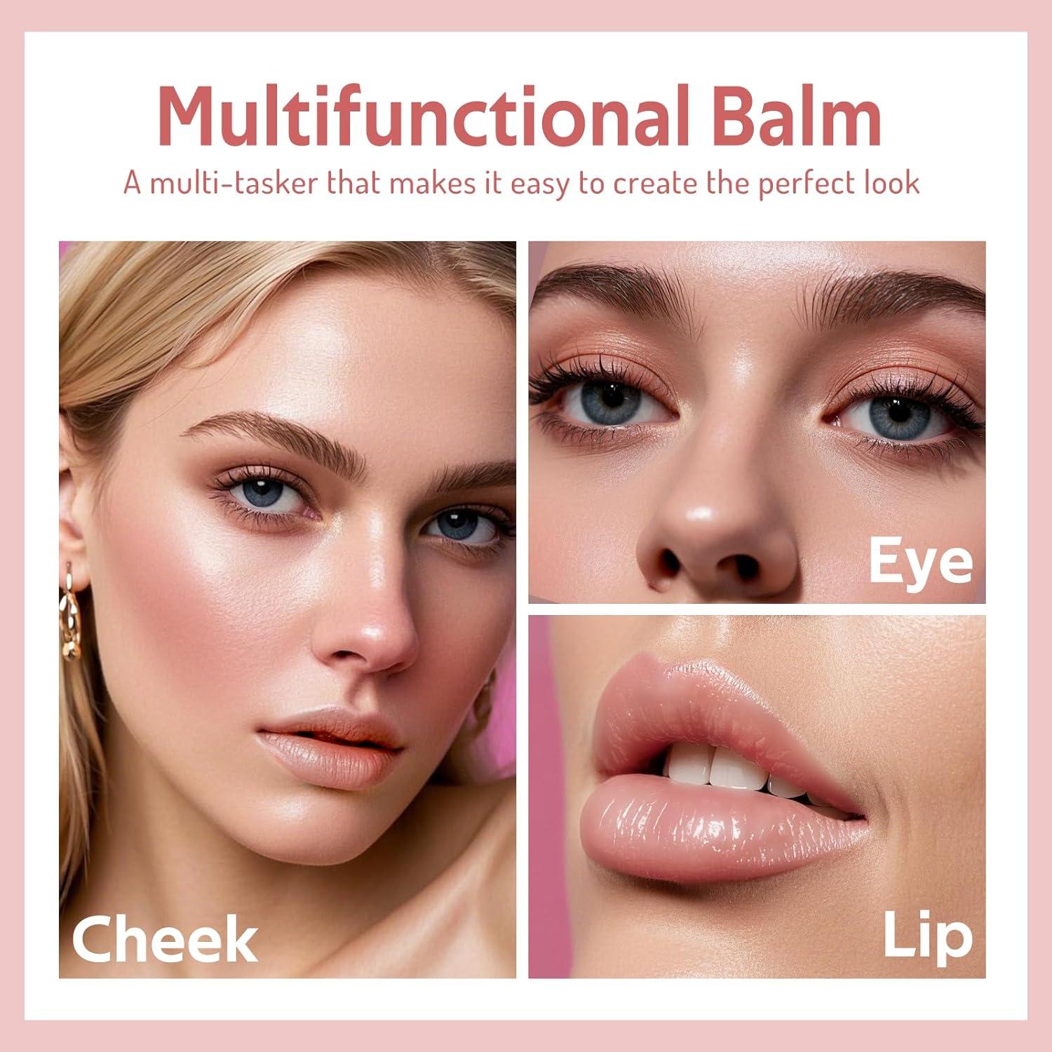 Set de Rubor en Crema Multiusos Bayfree + Brocha Suave 17.86g