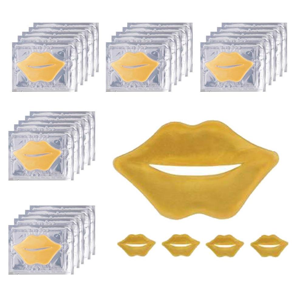 Mascarillas Hidratantes para Labios Colágeno 24K - 30 Piezas