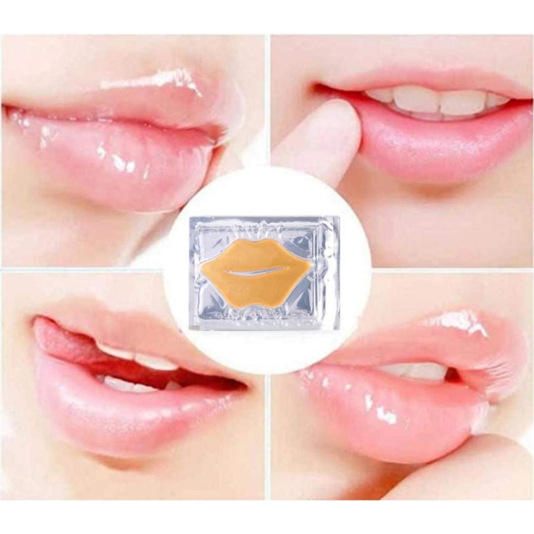 Mascarillas Hidratantes para Labios Colágeno 24K - 30 Piezas