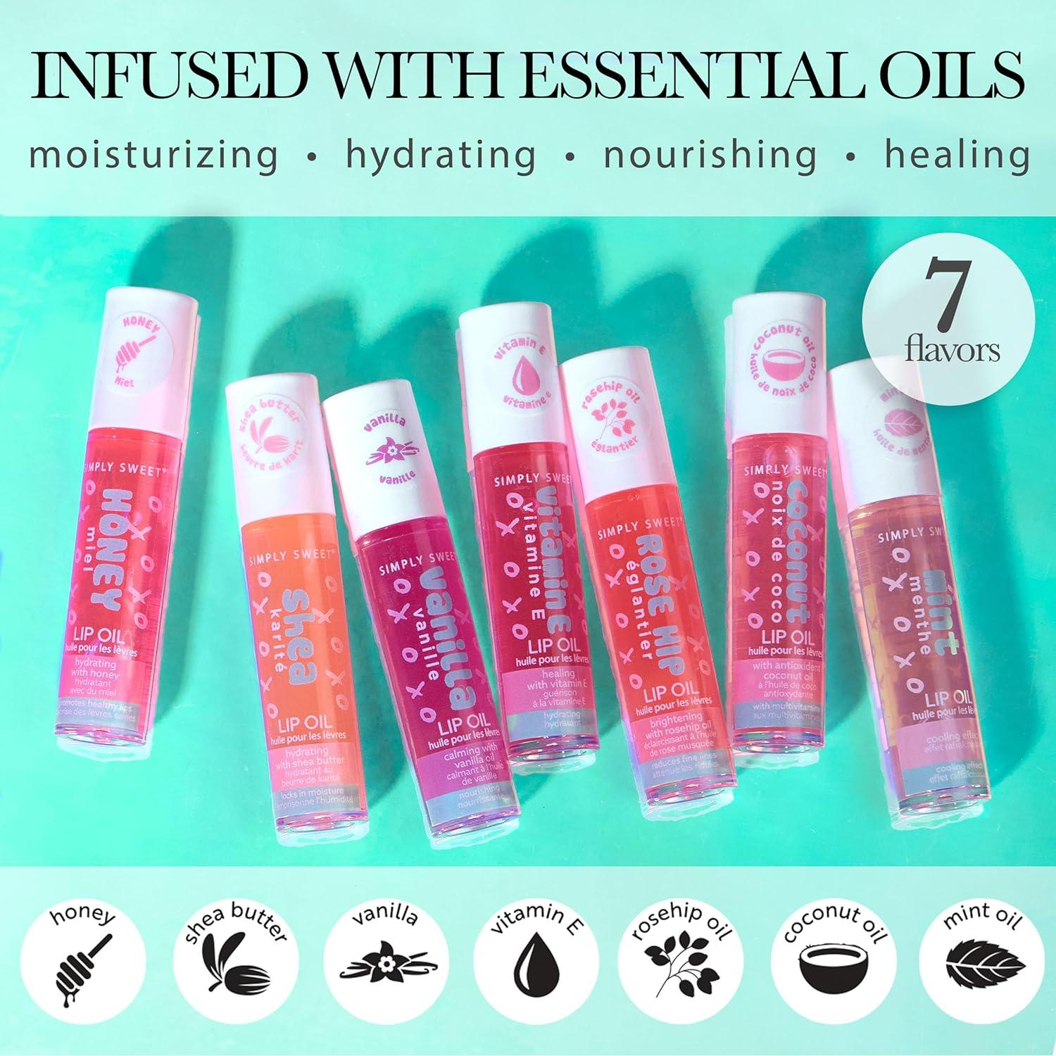 Set de 7 Aceites Labiales Hidratantes Almar - Brillo Intenso
