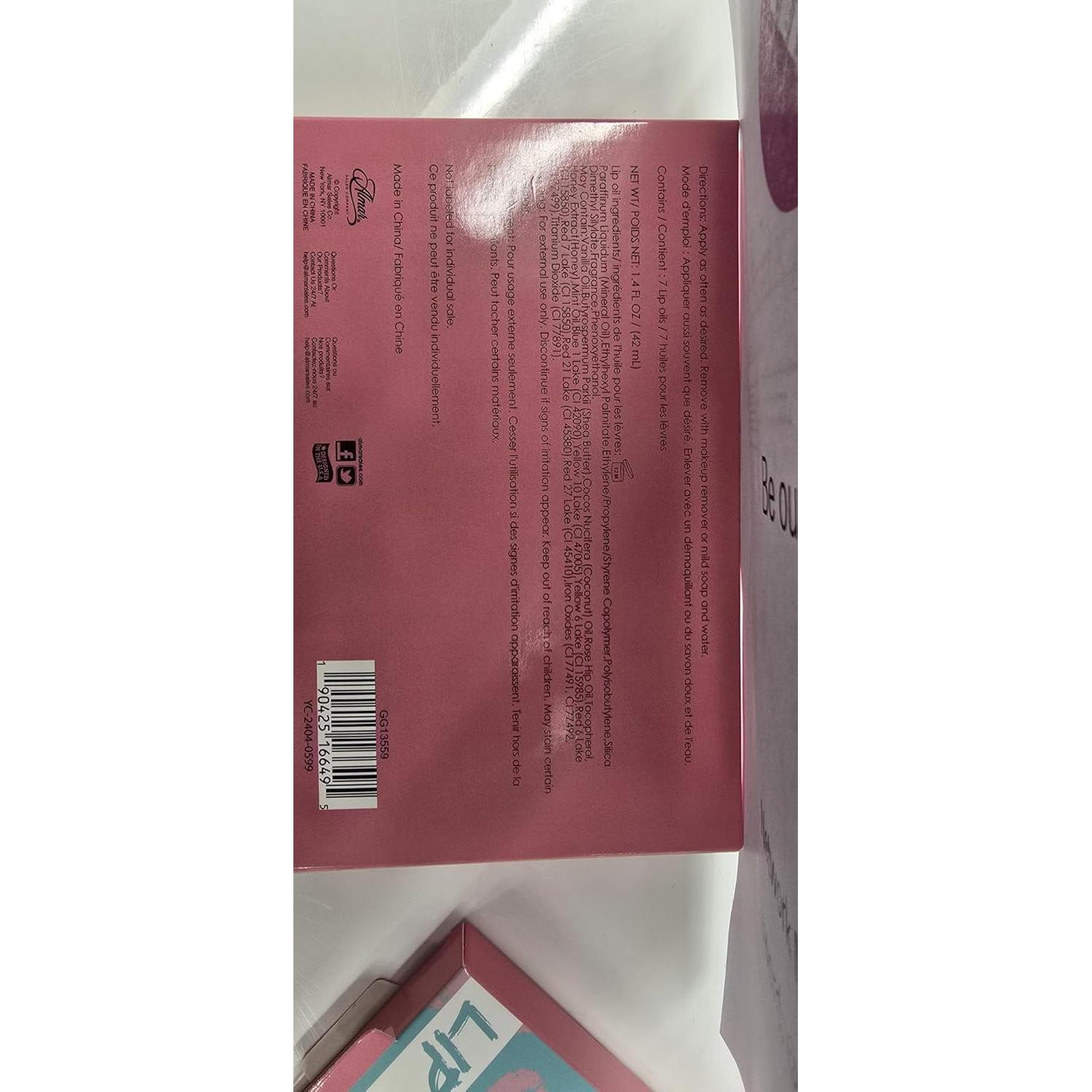 Set de 7 Aceites Labiales Hidratantes Almar - Brillo Intenso