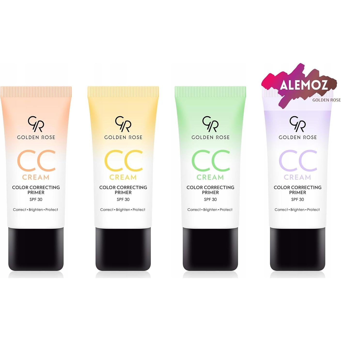 Crema CC Correctora de Color Golden Rose Verde 40g