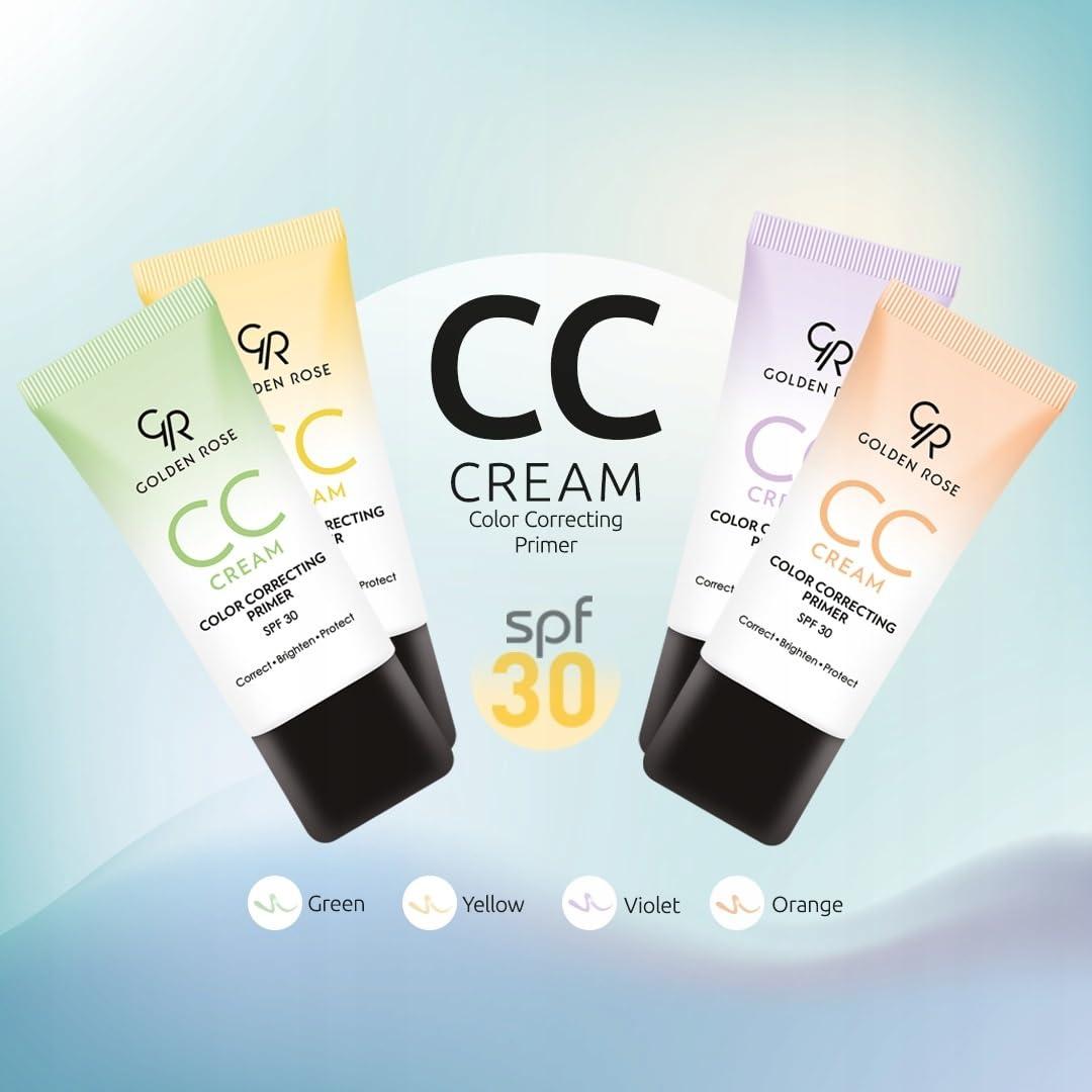 Crema CC Correctora de Color Golden Rose Verde 40g