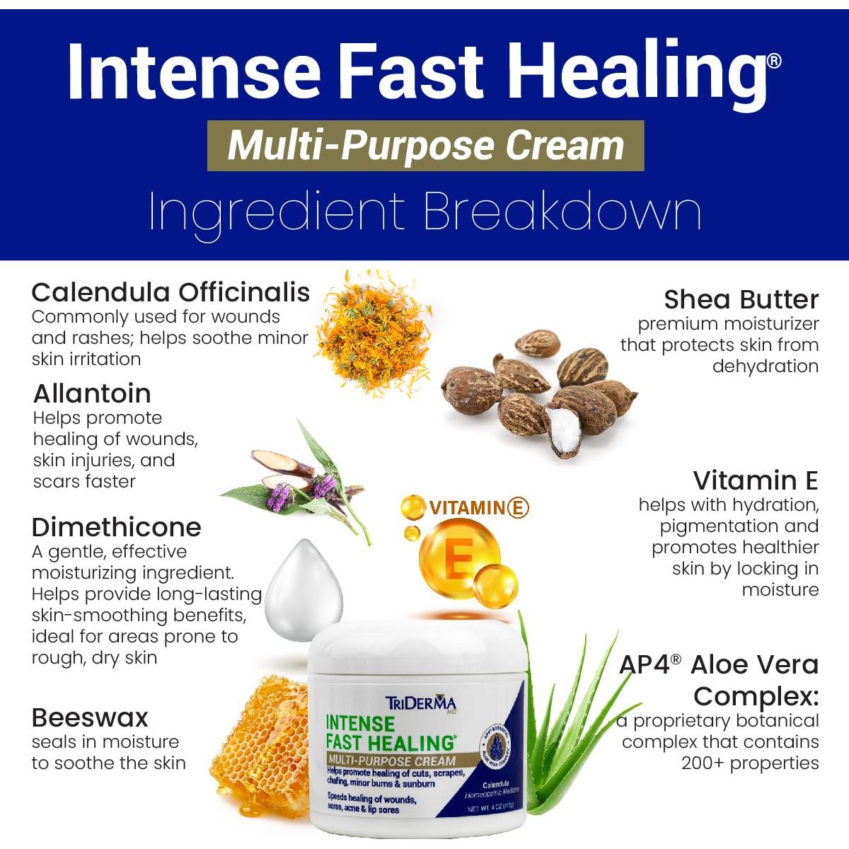 Crema Sanadora TriDerma 113g - Alivio Irritaciones Piel