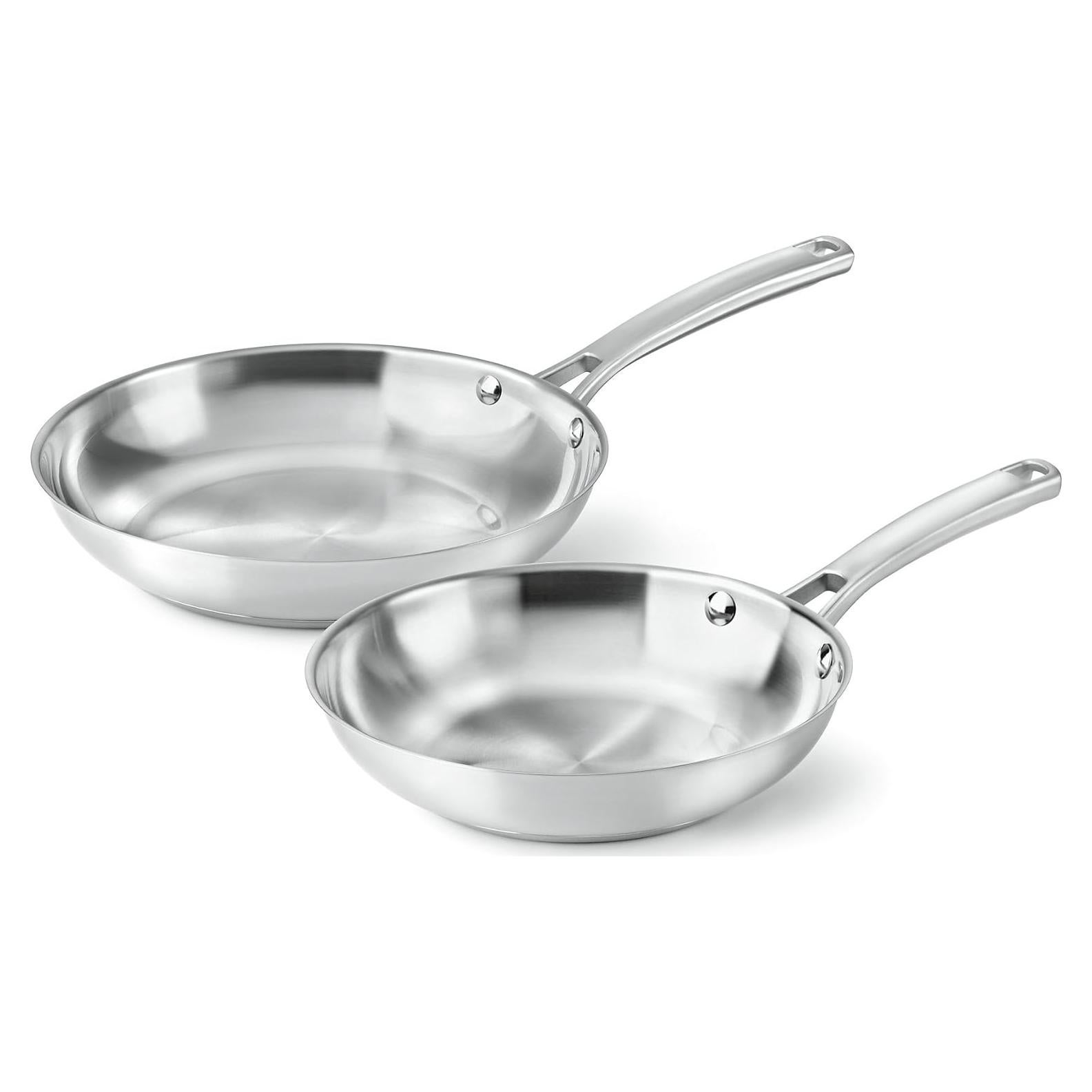 Sartén de Acero Inoxidable Calphalon Clásico 2 Piezas 1.89L