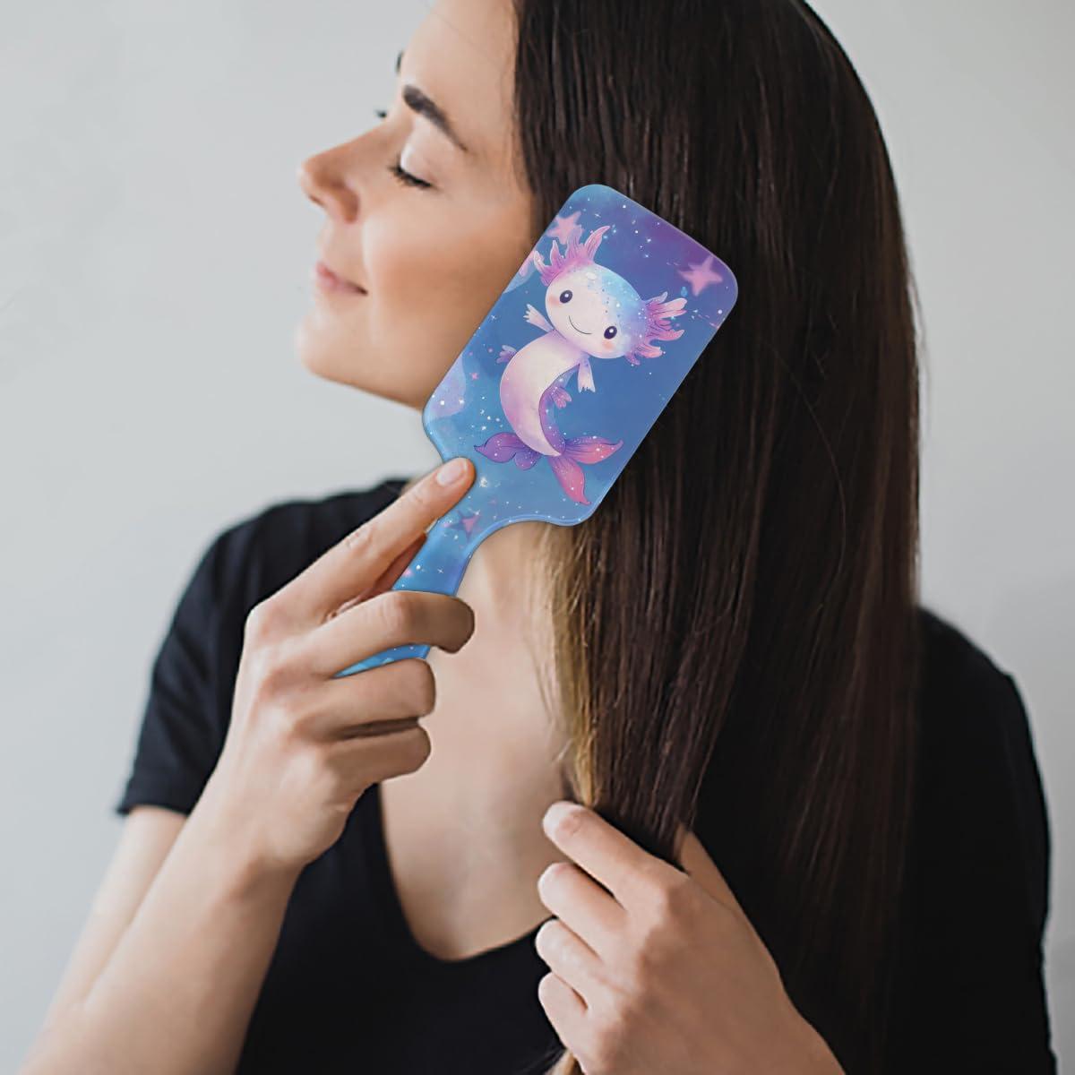 Cepillo Desenredante para Niños Eizlang Axolotl - Húmedo/Seco