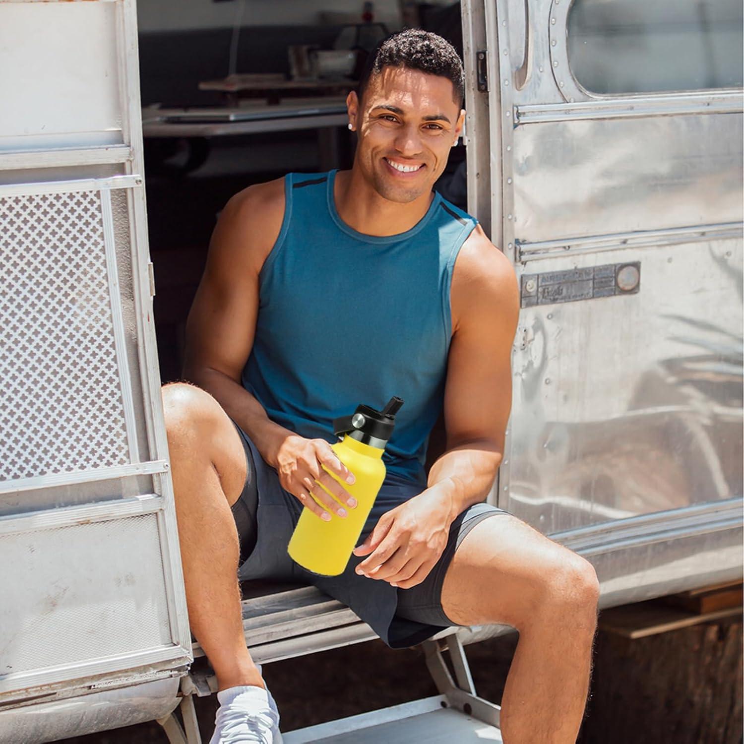 Tapa de Paja KMN para Hydro Flask Boca Estándar 18-24 oz