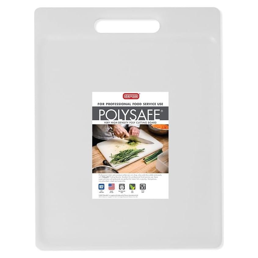 Tabla de Cortar Dexas Reversible 27.9x21.6 cm Blanca NSF