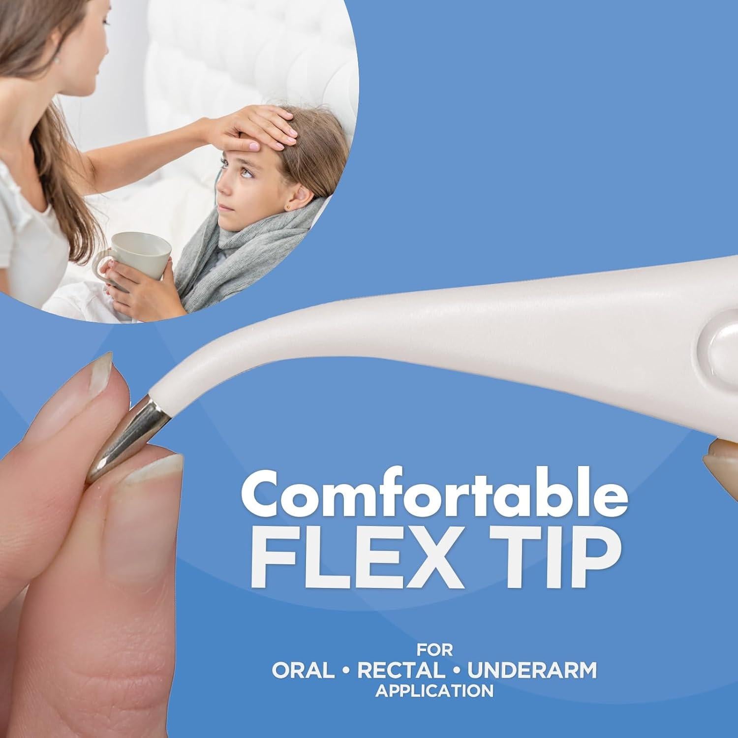 Termómetro Digital Healthwise 8 Segundos Pantalla Jumbo