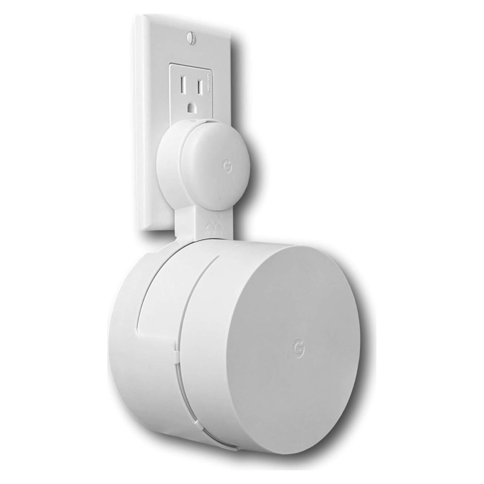 Soporte de Enchufe Redondo Google WiFi - Blanco - 1 Paquete