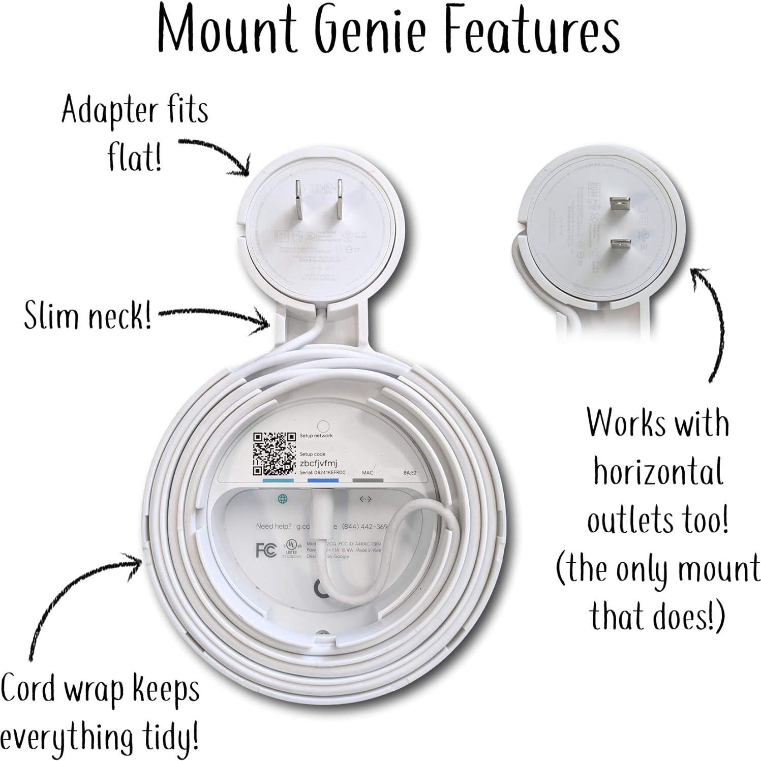 Soporte de Enchufe Redondo Google WiFi - Blanco - 1 Paquete