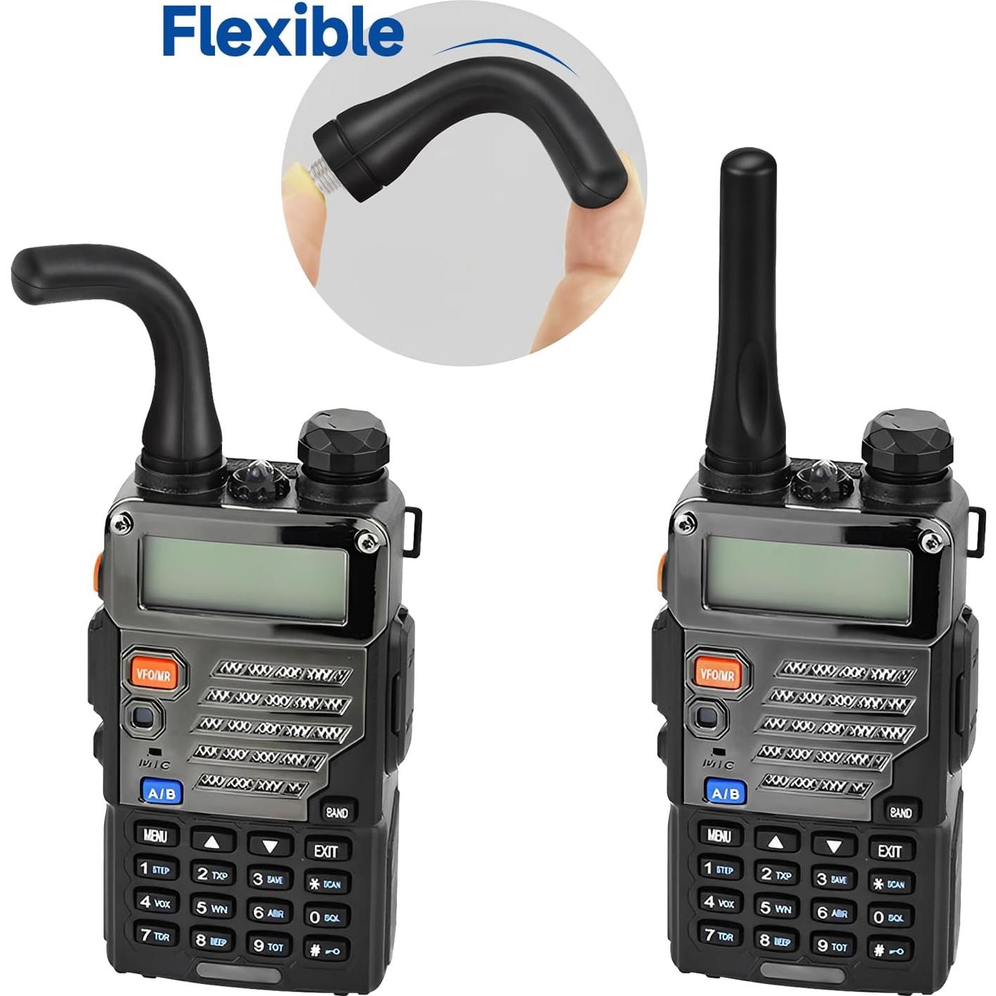 Antena de Radioaficionado Bingfu 435 MHz SMA Hembra 5.79 cm