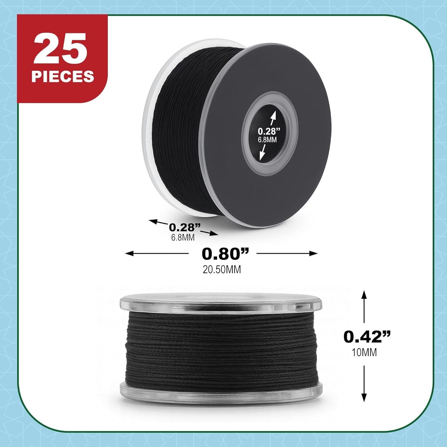 25 Bobinas Preenrolladas Mandala Crafts Clase 15J Color Asortido