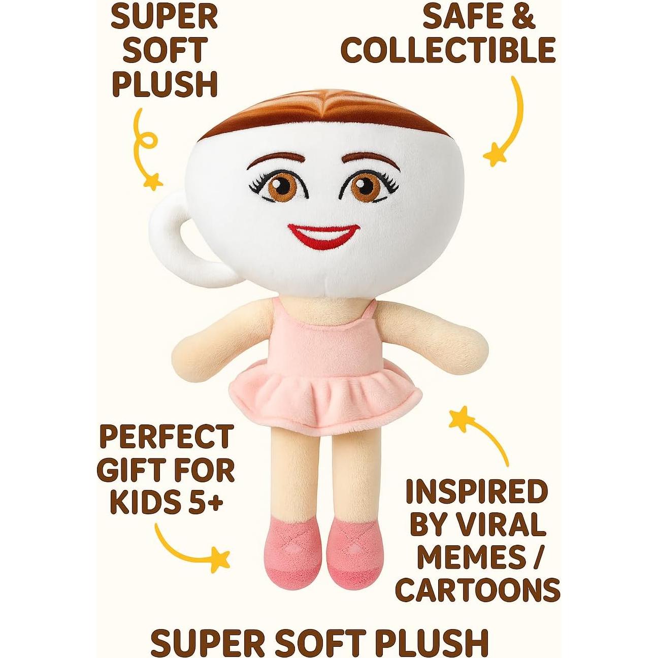 Peluches Coleccionables Bucket 'Ed Meme - Bailarina Capuchina