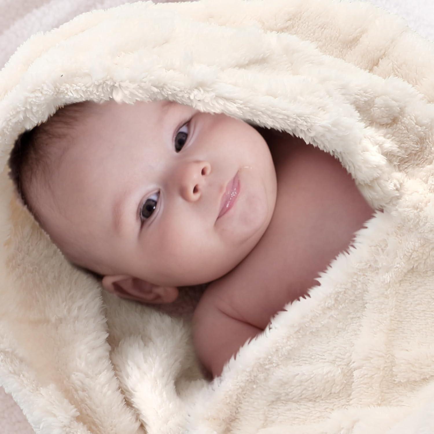 Juego de 4 Mantitas de Forro Polar VitalCozy 76x102 cm Azul