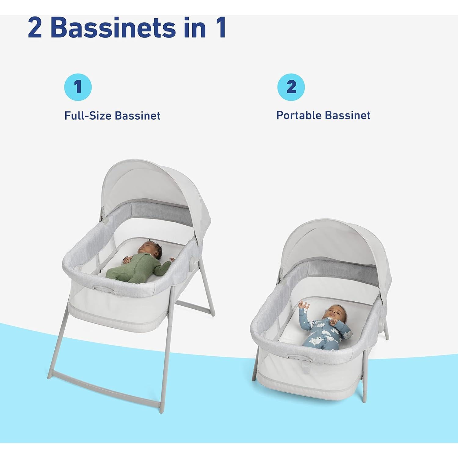 Cuna Portátil Graco DreamMore 2-en-1 Jaiden