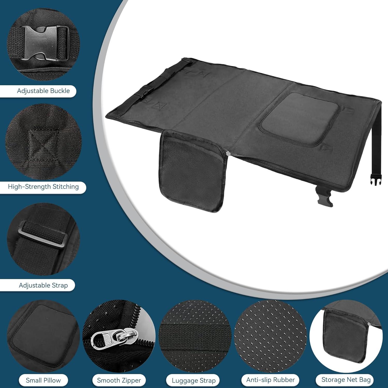 Cama de avión portátil para niños ZYYCD 2 en 1 - Negro
