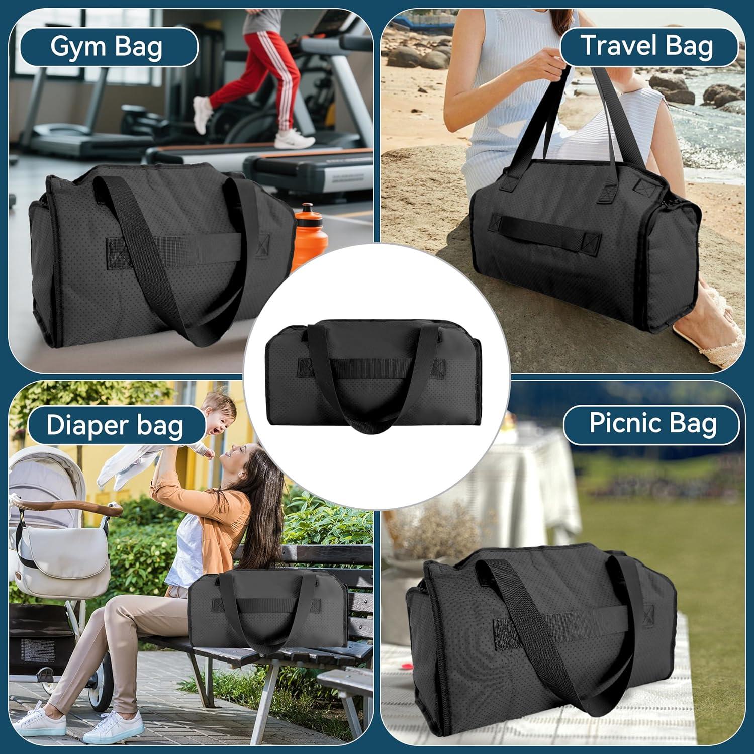 Cama de avión portátil para niños ZYYCD 2 en 1 - Negro