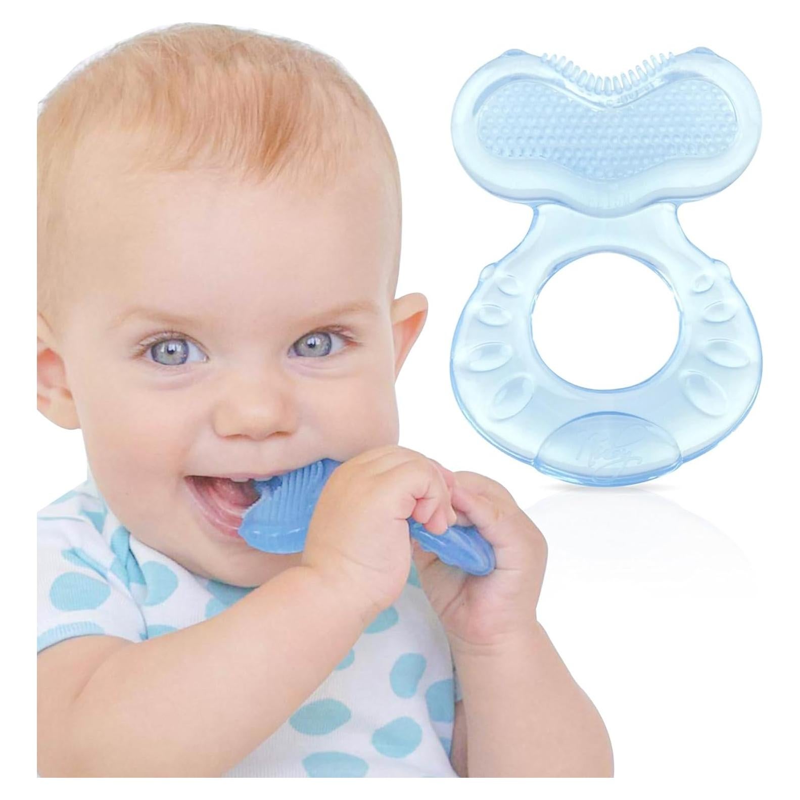 Mordedor Nuby Teethe-EEZ Silicona para Bebé - Estuche Higiénico