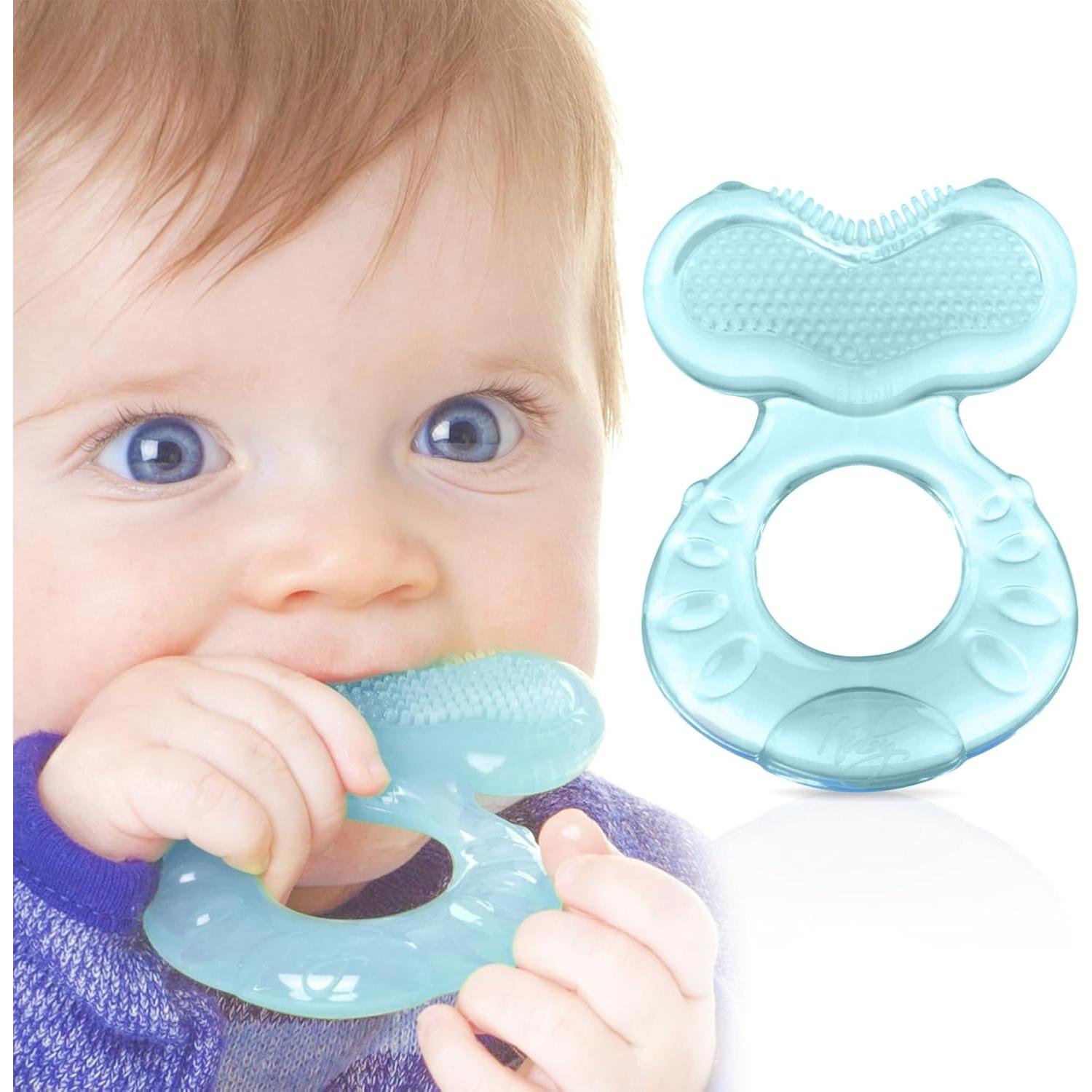 Mordedor Nuby Teethe-EEZ Silicona para Bebé - Estuche Higiénico