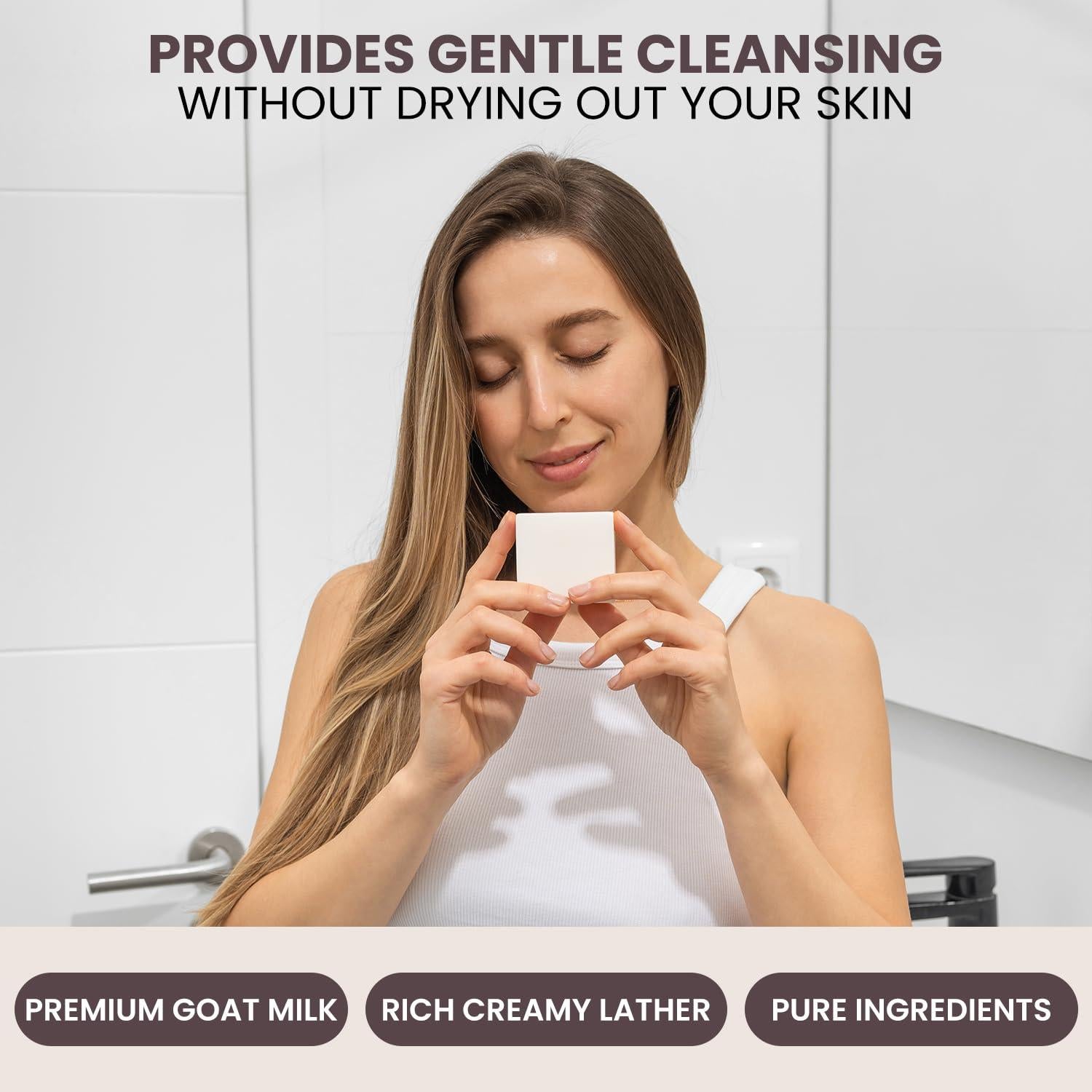 Jabón Natural de Leche de Cabra Cloudsoap - Hidratante 3x113g