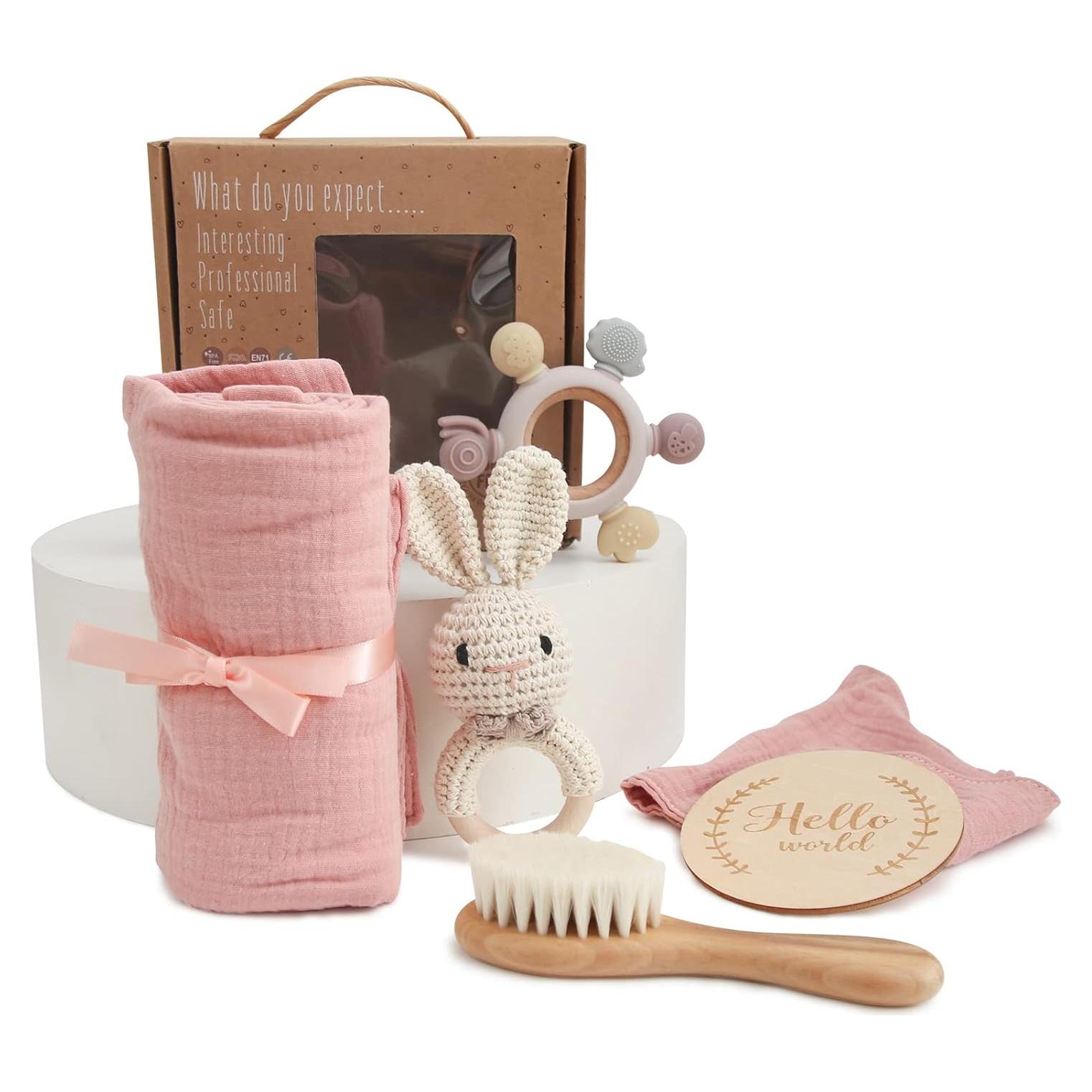 Conjunto de Regalo para Bebé EERKEOD - Manta, Sonajero y Más