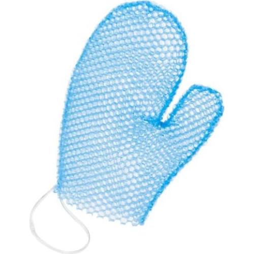 Mitón de Baño Exfoliante Supracor Spa Azul 24.77x16.51cm